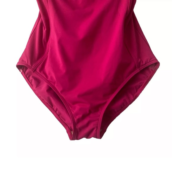 Calvin Klein One-Piece Swimsuit Women Size 8 Pink Beach Vacation Summer - Picture 5 of 11